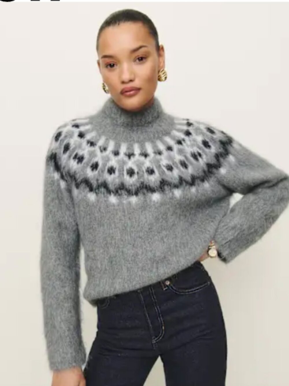 Reformation Alpaca Sweater
